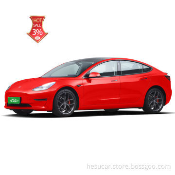 Auto elettrica a buon mercato in stock Tesla Modello 3 2020 Cina Nuova Energy Long Battery Batteria Versione a trazione posteriore